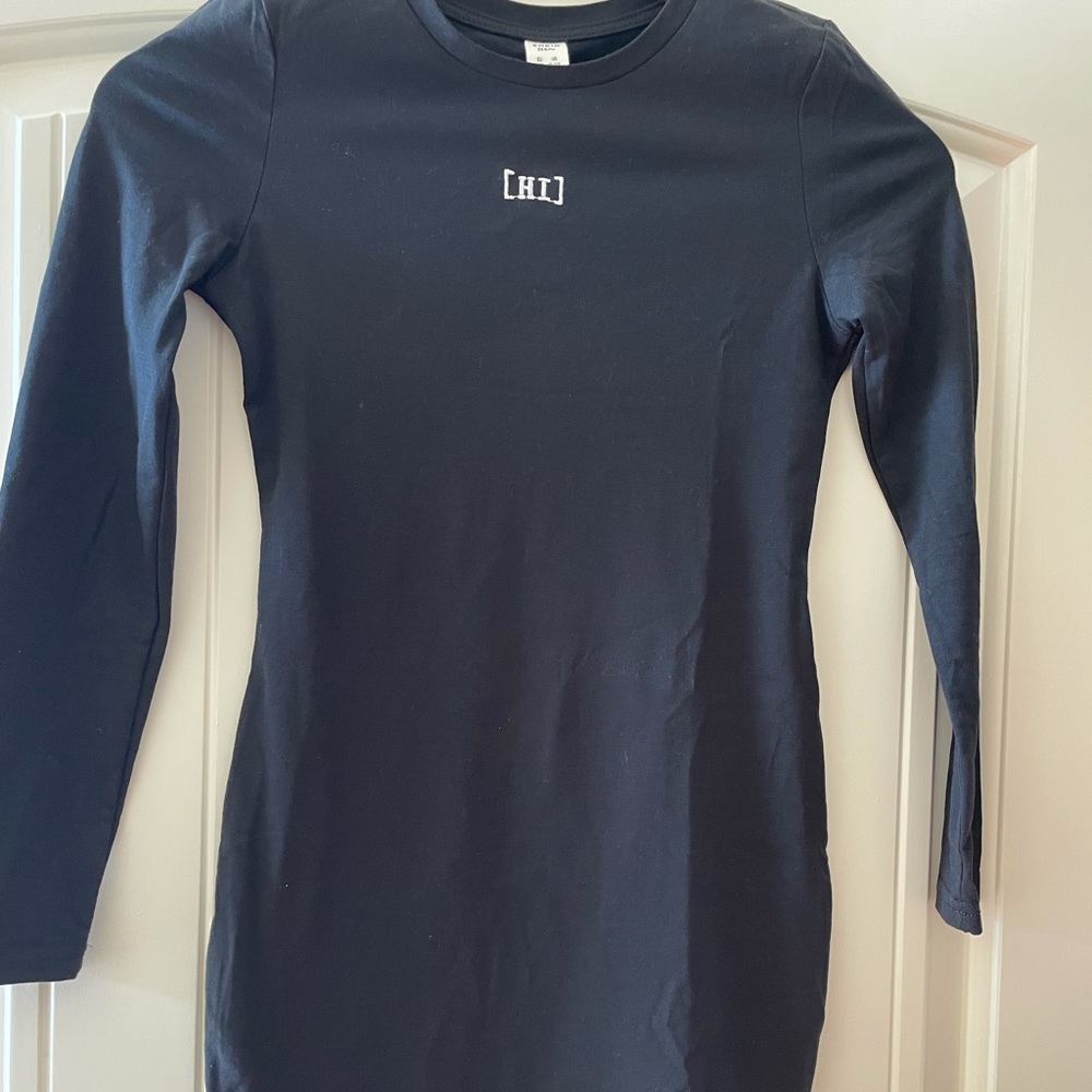 Long sleeve dress black